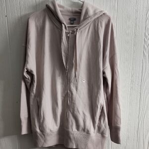 Aerie Soft Beige Zip-Up Hoodie